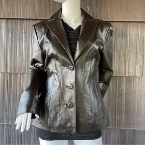 East 5th Brown Leather Jacket